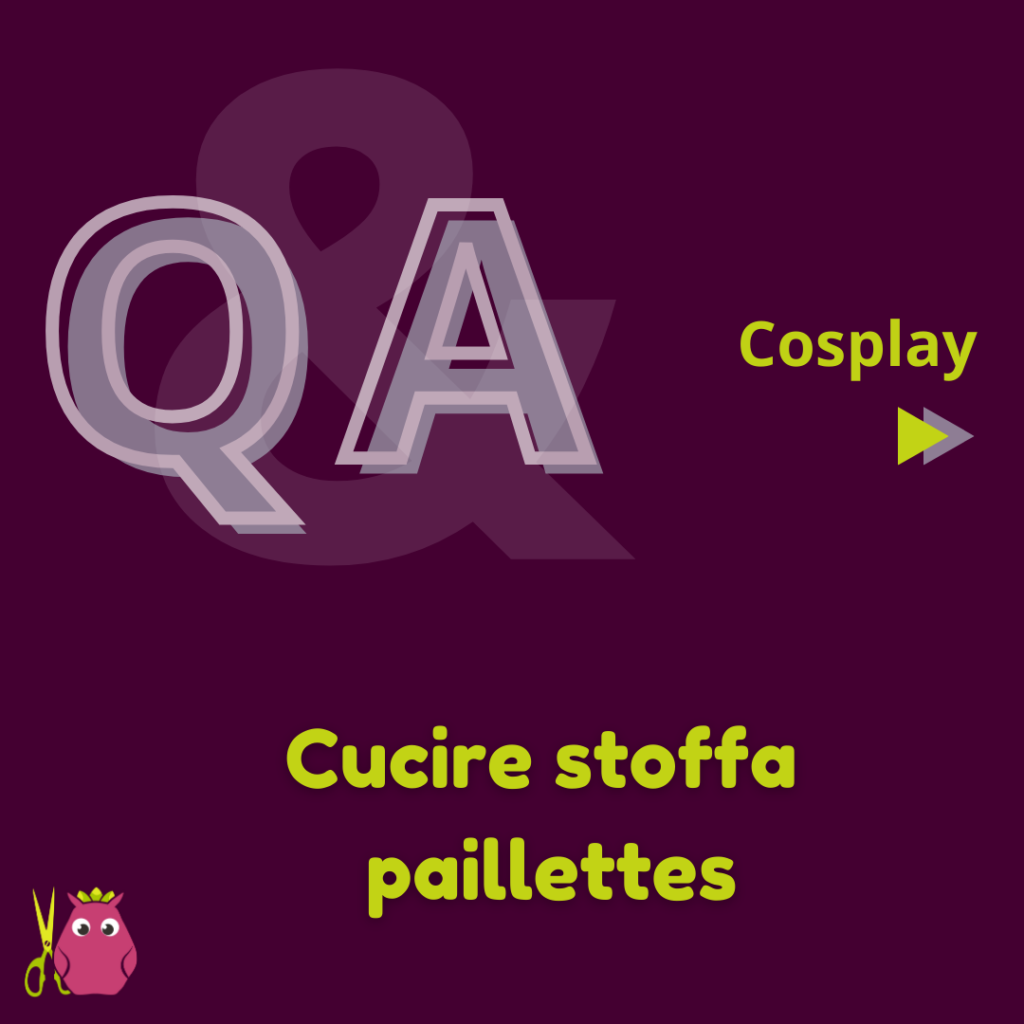 Q&A come cucire tessuto con paillettes 1