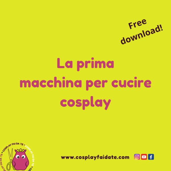 La prima macchina per cucire cosplay e costumi larp